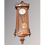 A 19th century Vienna wall clock