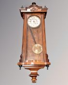 A 19th century Vienna wall clock