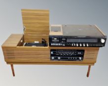 A 20th century Ultra music centre with cabinet together with Sanyo stereo music centre model G5001