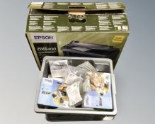 An Epson stylus DX8400 all in one printer, boxed,