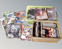 Two boxes of comics, Marvel, Star Wars, 2000AD,