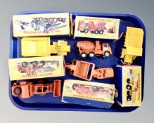 A tray of Matchbox diecast vehicles, boxed.