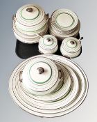 Approximately 36 pieces of early twentieth century English ceramic dinner ware (Af)