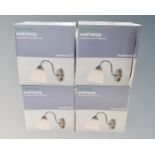 Four Good Home Saucats wall lamps (new)