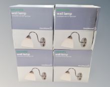 Four Good Home Saucats wall lamps (new)