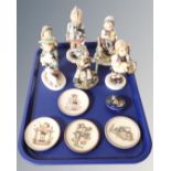 A tray of six Hummel figures,