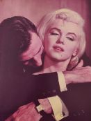 Vintage photo of Marilyn Monroe and Yves Montand in the 1961 film 'Let's Make Love' from the