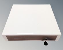 A till cash drawer with key