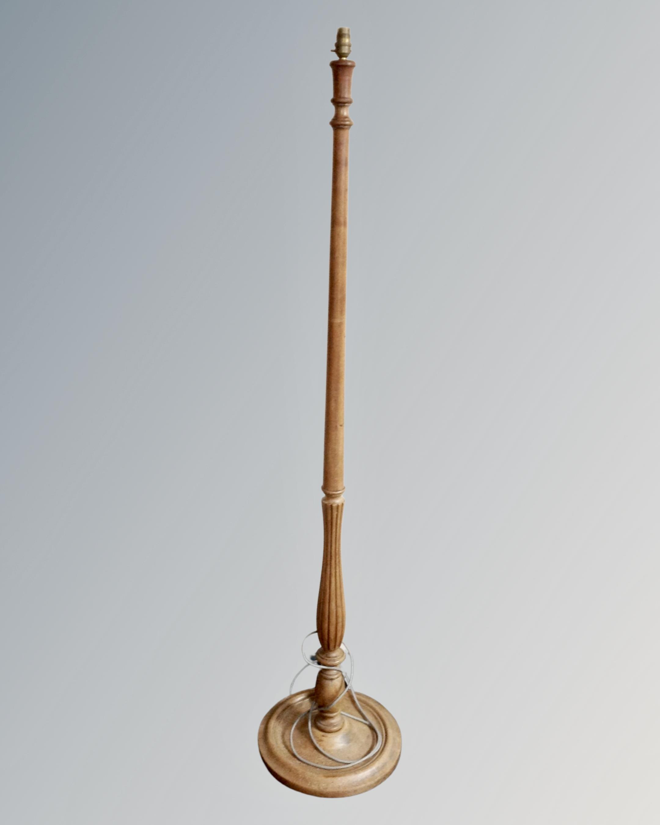 A 20th century standard lamp