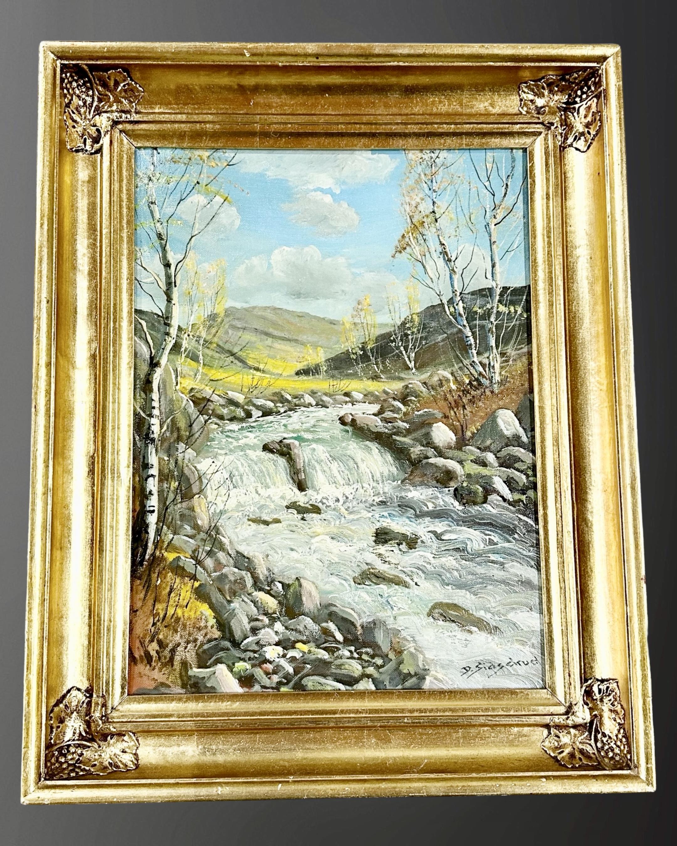 Sidselrud Dagfin : Waterfall in mountain