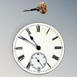 A quarter-repeating pocket watch movement
