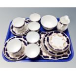 A 21 piece Royal Standard bone china tea service.