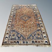 A Kashgai rug, South-West Iran, circa 1950, 160cm by 257cm.