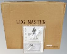 A Legmaster exerciser, boxed and new.