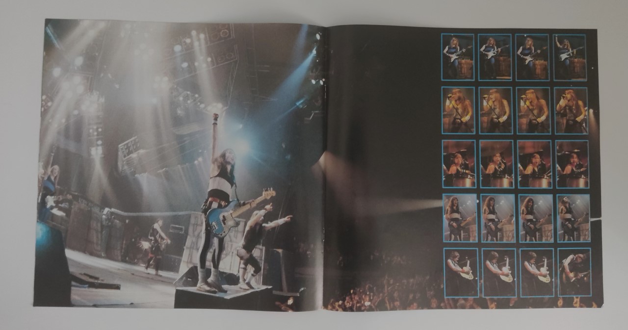 Iron Maiden Live after Death (1985 1st UK pressing) gatefold double LP with full colour brochure. - Image 3 of 3