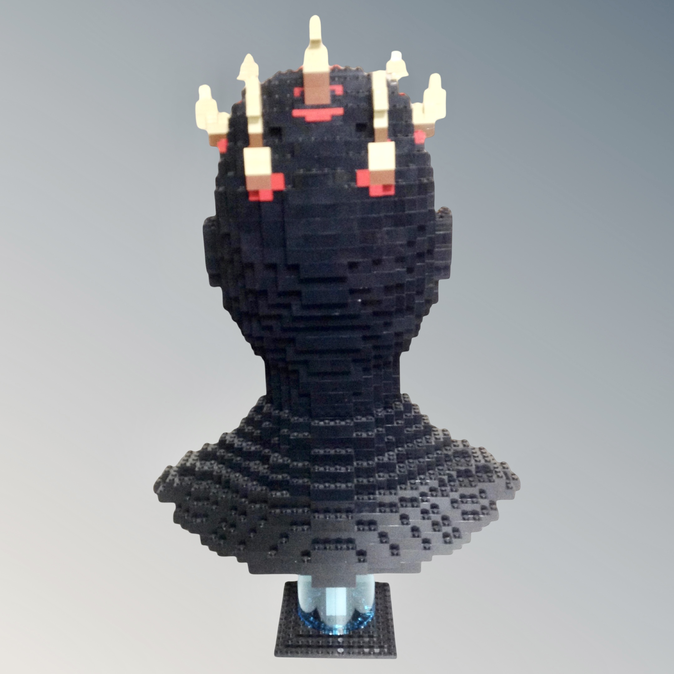 A Lego (MOC) 10018 Darth Maul head. - Image 2 of 2