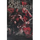 Rock/Heavy metal posters to include: Rise Again (opened to take photo),