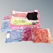 A box containing approximately 20 pieces of new and tagged lady's clothing including Autonomy