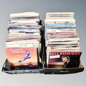 Two boxes containing a large quantity of vinyl LPs, easy listening, compilations etc.