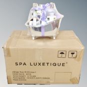 Three Spa Luxetique gift sets, new.