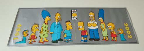 The Simpsons 300th episode door poster. 24x36 inches.