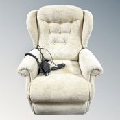A Sherborne electric reclining armchair.