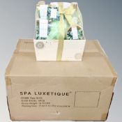 Four Spa Luxetique gift sets, new.