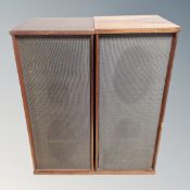 A pair of 20th century Bang & Olufsen type SD speakers (continental wiring)