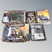 Two boxes of Warhammer 40k items.