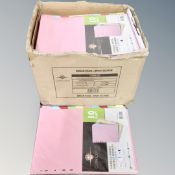 A box containing a quantity of Concorde by Pukka manila pastel subject dividers, new.