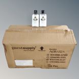 A box containing a quantity of hand and body lotion in 40ml dispensers, sealed and new.