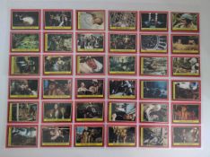 Star Wars vintage Return of the Jedi 1983 cards. From numbers 64-99.