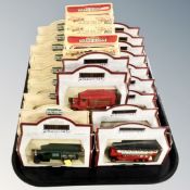 A tray containing 25 Lledo Days Gone Premier collection and promotions die cast vehicles, boxed.