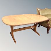 A 20th century Danish extending dining table