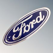 An aluminium wall plaque, Ford.