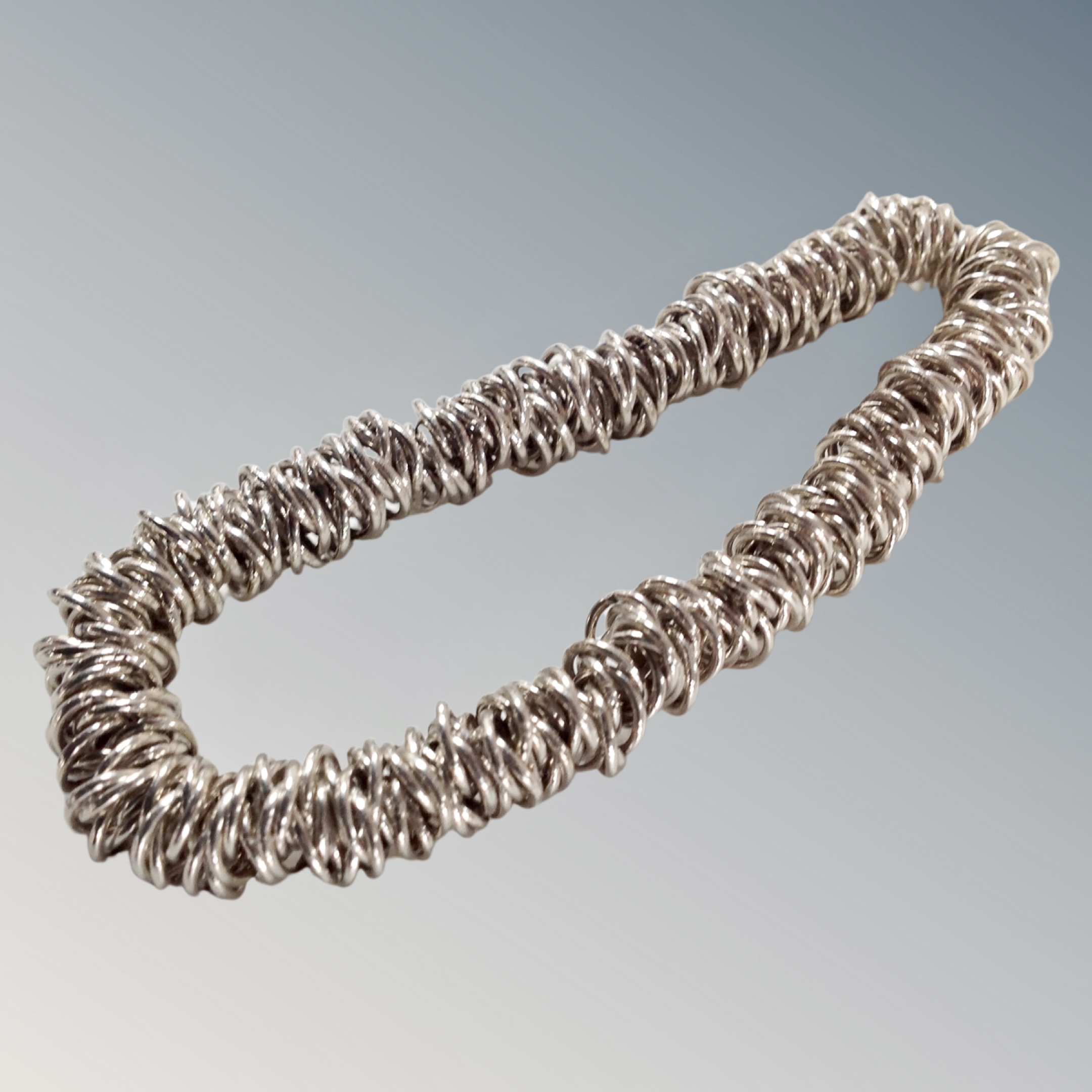 A Milor Italian sterling silver bracelet, 31g.