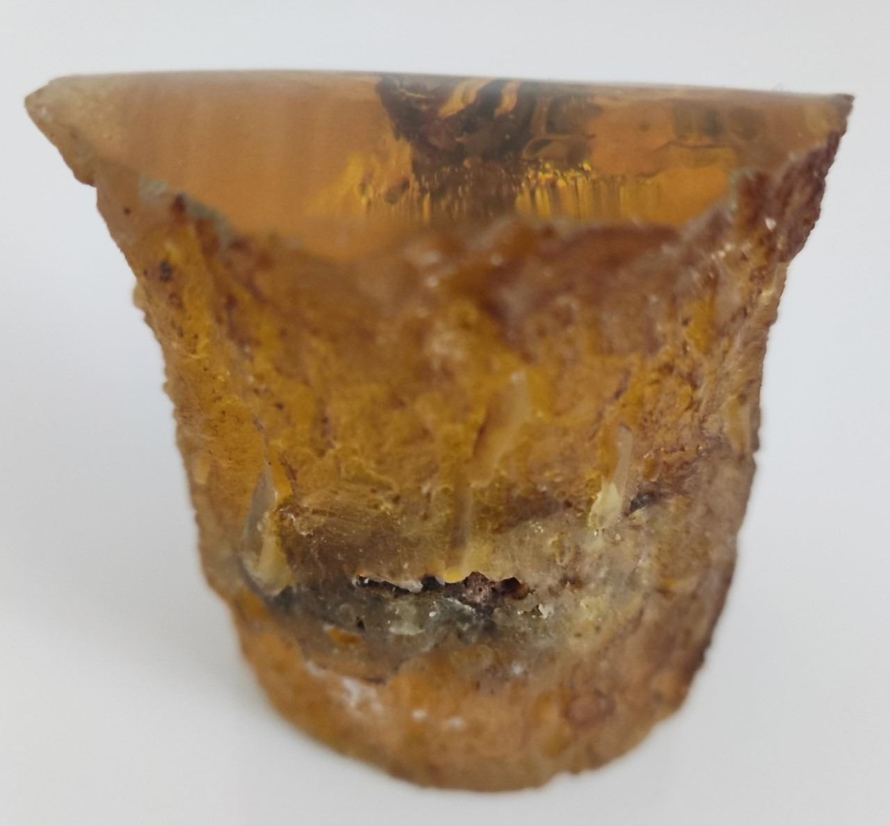 A hornet in resin block. - Image 3 of 3