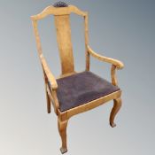 An early 20th century Scandinavian armchair