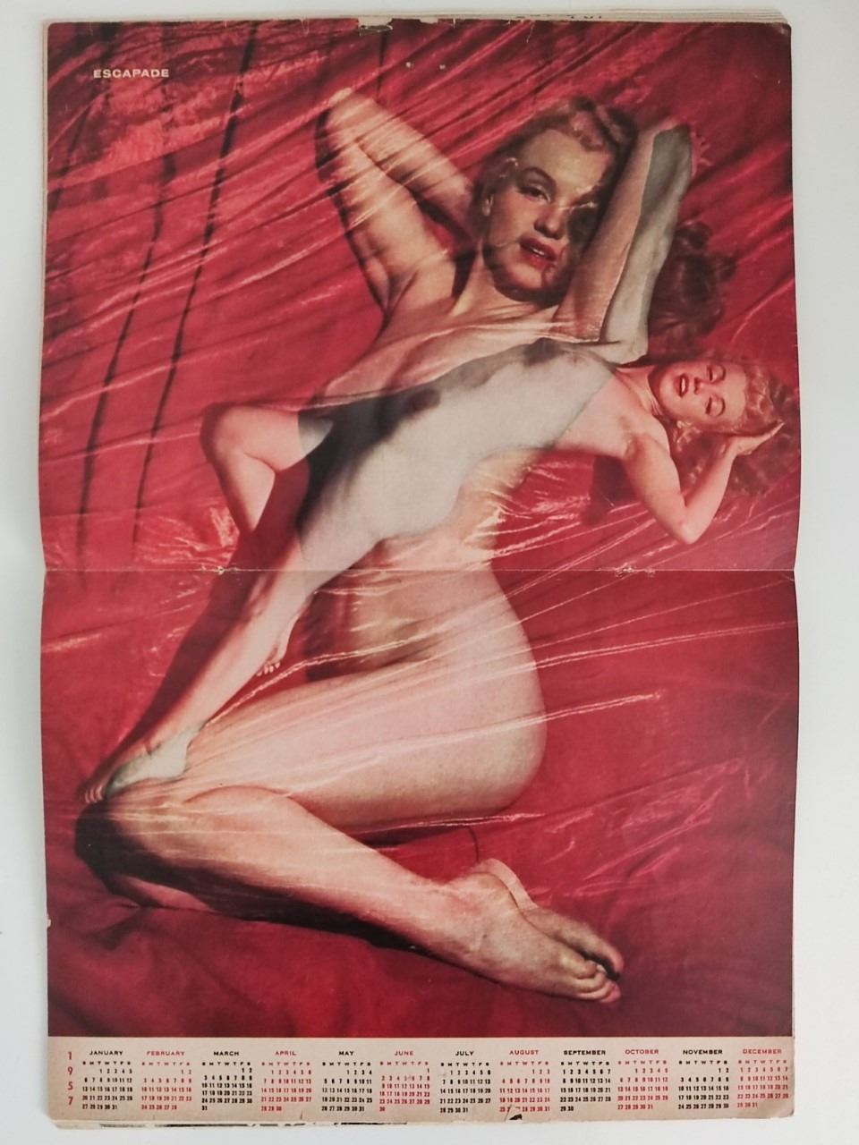 A Marilyn Monroe 'Lets Make Love' photo together with a Gentleman's Escapade December 1956 magazine - Image 2 of 5