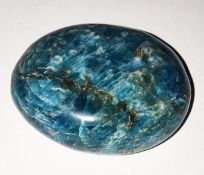 Apatite crystal. 71.5 grams. 2x1.5x0.5 inches.