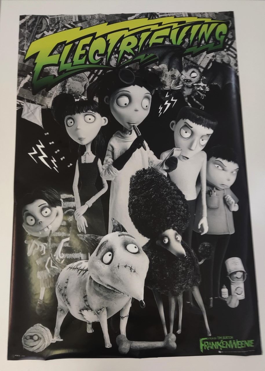 Frankenweenie movie poster.