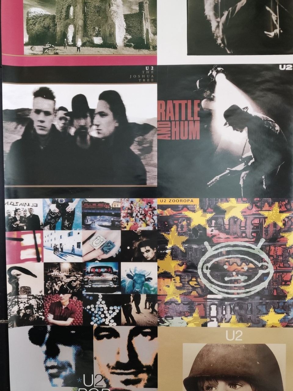 Five Finger Death Punch, U2 Album covers door poster (36x24 inches), - Image 4 of 5