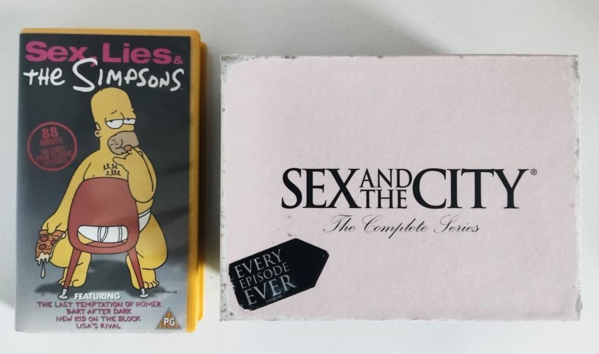 The Simpsons cast poster, Sex, lies, & The Simpsons (VHS), - Image 2 of 5