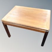 A 20th century teak coffee table