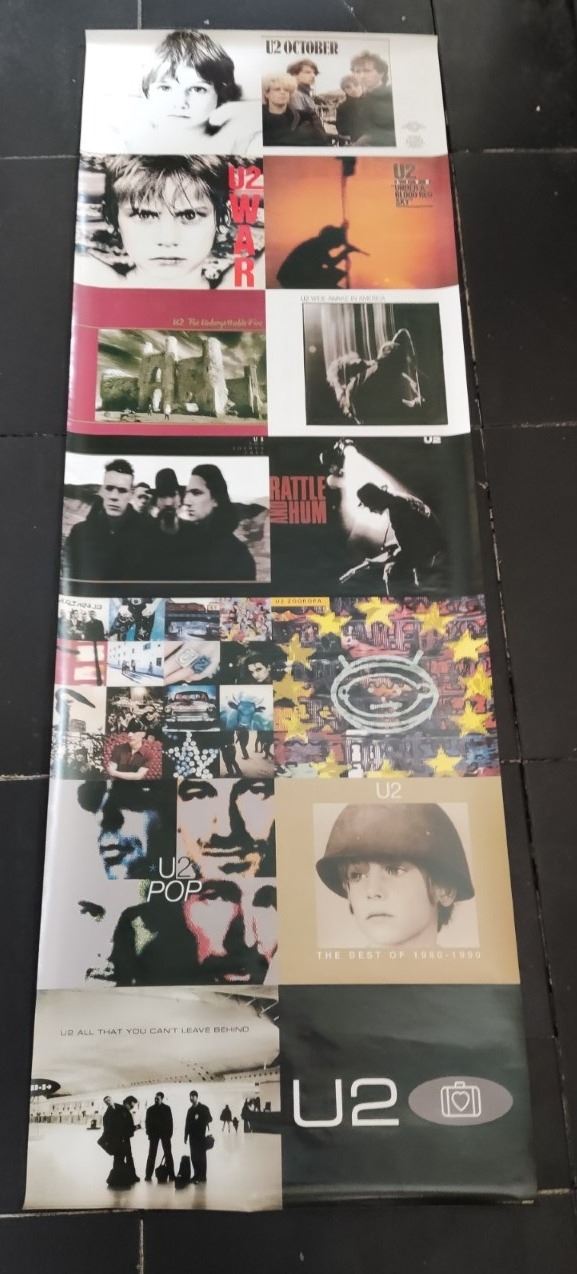 Five Finger Death Punch, U2 Album covers door poster (36x24 inches), - Image 2 of 5