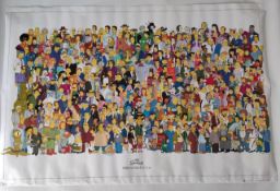 The Simpsons cast poster, Sex, lies, & The Simpsons (VHS),
