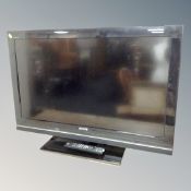 A Sony Bravia 37 inch LCD TV with remote