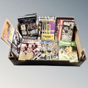 A box of Newcastle 1970's and later home and European programmes,