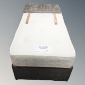 A 3' divan with classic orthopedic mattress