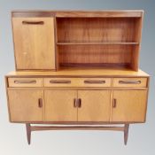 A 20th century teak G-Plan four drawer sideboard